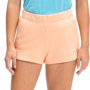 The North Face orange lounge shorts